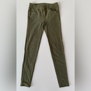 American Eagle Green Denim Jeggings size 0